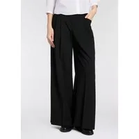 BOSS ORANGE Bundfaltenhose Takora Premium Damenmode weit geschnitten, mit verstellbaren Riemen