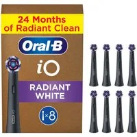Oral-B Aufsteckbürsten Oral-B iO Strahlendes Weiss, fortschrittliche Plaque-Entfernung, Poliereinsätze zur Zahnaufhellung