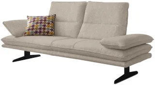 W.SCHILLIG 2-Sitzer "broadway" Sitztiefenverstellung, Kopfteil- & Seitenteilverstellung, Breite 216cm