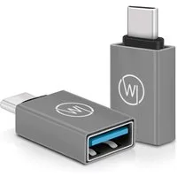 Wicked Chili 2x USB-C OTG Adapter für iPad Pro / Air, MacBook USB-Adapter USB-C zu USB-A, für iPad Pro (2018 2020 2021), Air 2021 / Macbook und Macbook Air mit