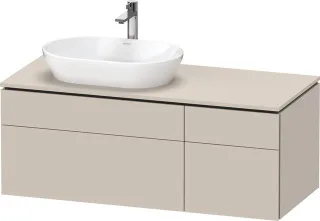 Duravit L-Cube Konsolenwaschtischunterbau wandhängend Taupe Matt 1220x550x482 mm - LC4876091910000 LC4876091910000