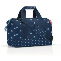 REISENTHEL® Reisetasche reisenthel allrounder M mixed dots blue MS4080 blau 18l Reisetasche Ta