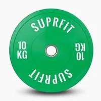 SF SUPRFIT Hantelscheiben Colored Bumper Plate White Logo (einzeln)