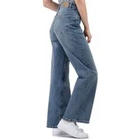 SUBLEVEL Weite Jeans Damen Jeans High Waist weiter Schnitt bequem und dehnbar