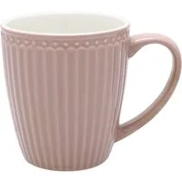 Greengate Becher Alice Becher mit Henkel hazelnut brown 0,4 l, Steingut