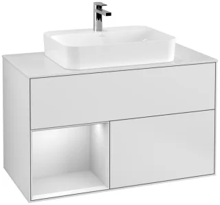 Villeroy & Boch Waschtischunterschrank Finion F36 1000x603x501mm WT mittig, F361MTMT F361MTMT