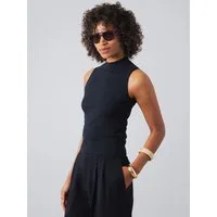 HONEST BASICS Tanktop Mock-Top aus Bio- und recycelter Baumwolle