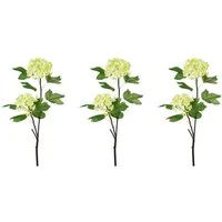 Kunstblume Schneeballzweig Mohn, Creativ green, Höhe 49 cm