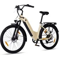 Vankel E-Bike Cityrad e bike für herren 26 zoll 18.2AH 36V 655WH damen 120km Elektrofahrrad, Kettenschaltung, Heckmotor, 655 Wh, (Beleuchtungsset mit Batterieladegerät, Batterieschlüssel, Werkzeug), Komfortables Stadtrad mit Scheibenbremsen & 26" Ber