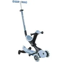 Globber Tretroller GO-UP DELUXE LIGHTS ECO 360, mit Leuchtrollen, Aufsitzrad mit Schubstange, Laufrad und Scooter
