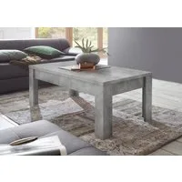 Home affaire Couchtisch Dama 122 x 65 cm, Wohnzimmertisch mit Winkelfuß, Sofatisch, rechteckig, Tischplattenstärke 22 mm
