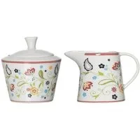 Ritzenhoff & Breker Milch- und Zuckerset Shanti (2-tlg), Porzellan, 160 ml, spülmaschinengeeignet