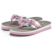 Venice Beach Sandale, Badeschuh, Pantolette, Badelatsche, Flip Flop, Badeschlappe Badezehentrenner Zehentrenner mit wasserabweisender und leichter Sohle VEGAN