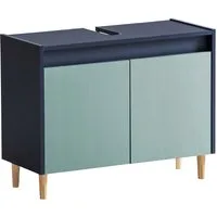 welltime Waschbeckenunterschrank Lovis, Waschbeckenunterschrank, Made in Germany, B: 80 cm Solide Verarbeitung - Dieses Produkt ist in Deutschland gefertigt