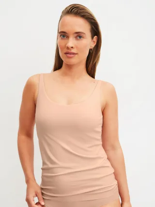 CALIDA - DAMEN Top ohne Arm rose teint - Gr. - M