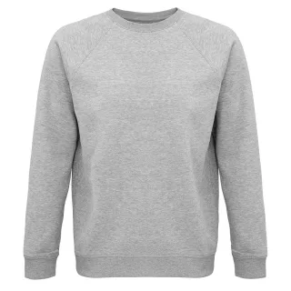 SOLS Unisex Erwachsene Space Organic Raglan Sweatshirt (grau meliert)