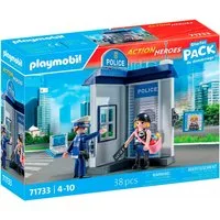 Playmobil® Polizei Ermittlungszimmer (71733), Playmobil Action Heroes Konstruktions-Spielset, (38 St), Made in Europe
