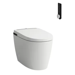 LAUFEN Dusch-WC ALVIA, bodenstehend Spülrandlos, Tiefspüler LCC Weiß, H8231604000001 H8231604000001