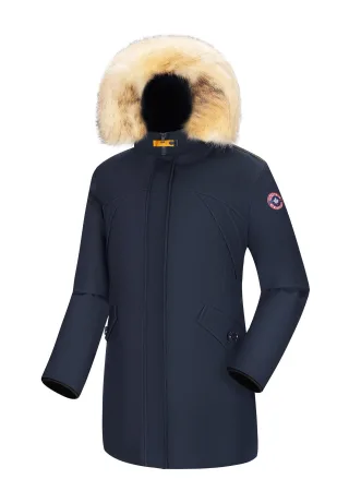 Parka Chloe von Subprime in der farbe Blau und in größe M.