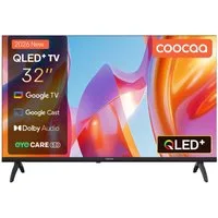 Coocaa 32CGQG41Z QLED-Fernseher (80 cm, HDR10, HLG, 1.5GB RAM für flüssiges Streaming, Dolby Audio, Triple Tuner DVB-T/-T2/-C/-S/-S2 CI+, Bluetooth 5.1, Smart TV, 200 Hz SMO Technologie, QLED+ mit Quantum-Dot-Technologie, 90 % DCI-P3)