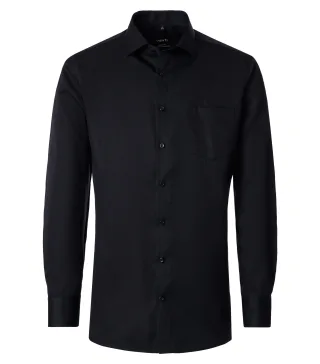 VENTI - Businesshemd schwarz - Gr. - 47