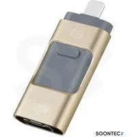SOONTEC SOONTEC 3.0 USB-Stick 3 in 1 MICRO USB / USB / Lightning für iPhone USB-Stick (Lesegeschwindigkeit 80,00 MB/s)