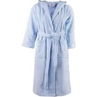 Clinotest Kinderbademantel aus Frottee – Weicher Bademantel mit Kapuze aus 100% Baumwolle, Kapuze, Bindegürtel, saugfähig und flauschig, ideal für Jungen und Mädchen