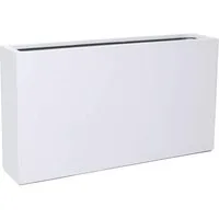 VIVANNO Pflanzkübel Fiberglas ELEMENTO SLIM Kasten - Weiß Matt (1 St), 90x20x50 cm