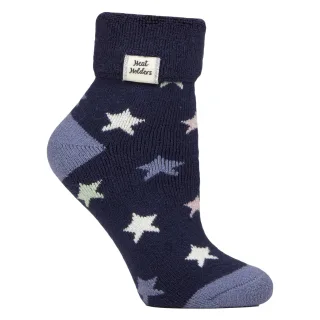 Gemütliche Umklapp-Bündchen-Loungesocken | Warme Wintersocken für Damen