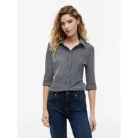 Tommy Hilfiger Langarmbluse SLIM PIQUE Baumwollmischung, slim fit