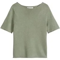 Marc O'Polo DENIM Strickpullover Kurzarm-Pullover - Relaxed Fit