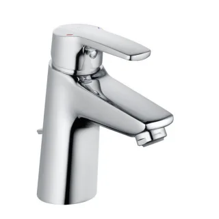 Heinrich Schulte alpha_320 Waschtischarmatur Z072065-00010 Niederdruck, mit Ablaufgarnitur 1 1/4", chrom