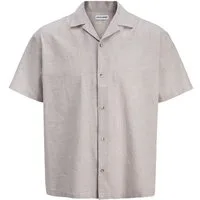 Jack & Jones Kurzarmhemd JJESUMMER LINEN BLEND RESORT (1-tlg)