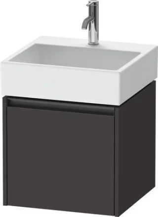 Duravit Ketho.2 Waschtischunterbau wandhängend Graphit Supermatt 484x460x440 mm - K25074080800000 K25074080800000