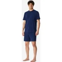 Schiesser Pyjama Modern Essentials (2 tlg) Schlafanzug, Pyjama Set, Nachtwäsche