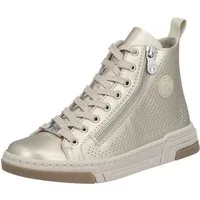 Rieker Sneaker High Top-Sneaker, Freizeitschuh, Schnürschuh mit Plateausohle