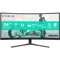 Philips 34M2C3500L Curved-Gaming-Monitor (86,4 cm/34 ", 3440 x 1440 px, WQHD, 0,5 ms Reaktionszeit, 180 Hz, VA LCD)