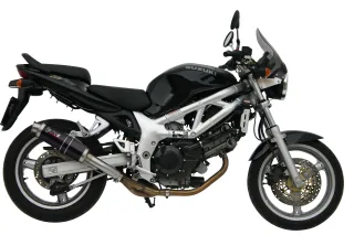 Sport Auspuff MIVV GP Steel Black 30cm Suzuki SV 650 Bj. 1999-2002 Typ: AV mit ABE