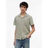 Tommy Jeans Leinenhemd TJM REGULAR LINEN BLEND CAMP mit Reverskragen