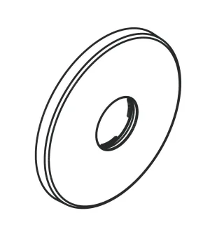 Hansgrohe Rosette Thermostat Highflow 150mm , 98981000 98981000