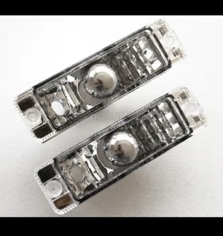 2x Frontblinker Blinker in Chrom Klarglas für VW Golf 1 2 Caddy Polo 86C +Cabrio