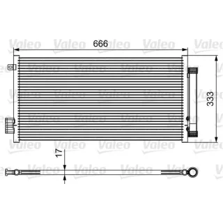 Valeo Klimakondensator Fiat 500l Tipo 814111
