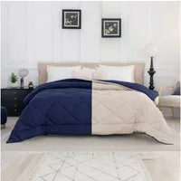 Good Nite Microfaserbettdecke Ganzjahresdecke, 4 Jahreszeiten Decke, Wende-Design, 300g/m², weich, atmungsaktiv und komfortabel