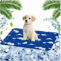 Ledander Hundematte Kühlmatte Hund Katze, Kühldecke Hund Waschbar, Hundekühlmatte, für Kleine Katzen und Hunde Zuhause Unterwegs