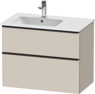 Duravit D-Neo Waschtischunterbau wandhängend Taupe Matt 810x462x625 mm - DE43660BD910000 DE43660BD910000