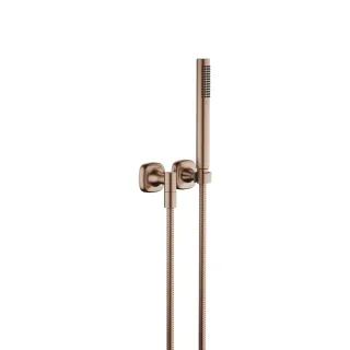 Dornbracht Schlauchbrausegarnitur mit Einzelrosetten COYA 27808404 Bronze gebürstet (PVD),27808404-4 27808404-42