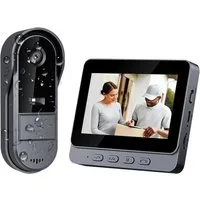 TUWENA Smart Home Türklingel Drahtlose Video Türklingel mit Kamera Outdoor IP65 Wasserdicht 1080P