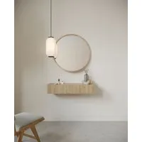 Selsey Konsolentisch NOLIE, hängend mit Schublade und geriffelter Front, 90 cm