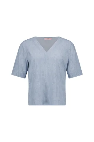 Studio Anneloes - Inge denim travel tee Denim light - Gr. - S