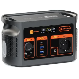 [EU Direct] Flashfish E103 300W Portable Power Station, 179.2Wh LiFePO4 Battery, Fast AC Recharge, Pure Sine Wave Invert